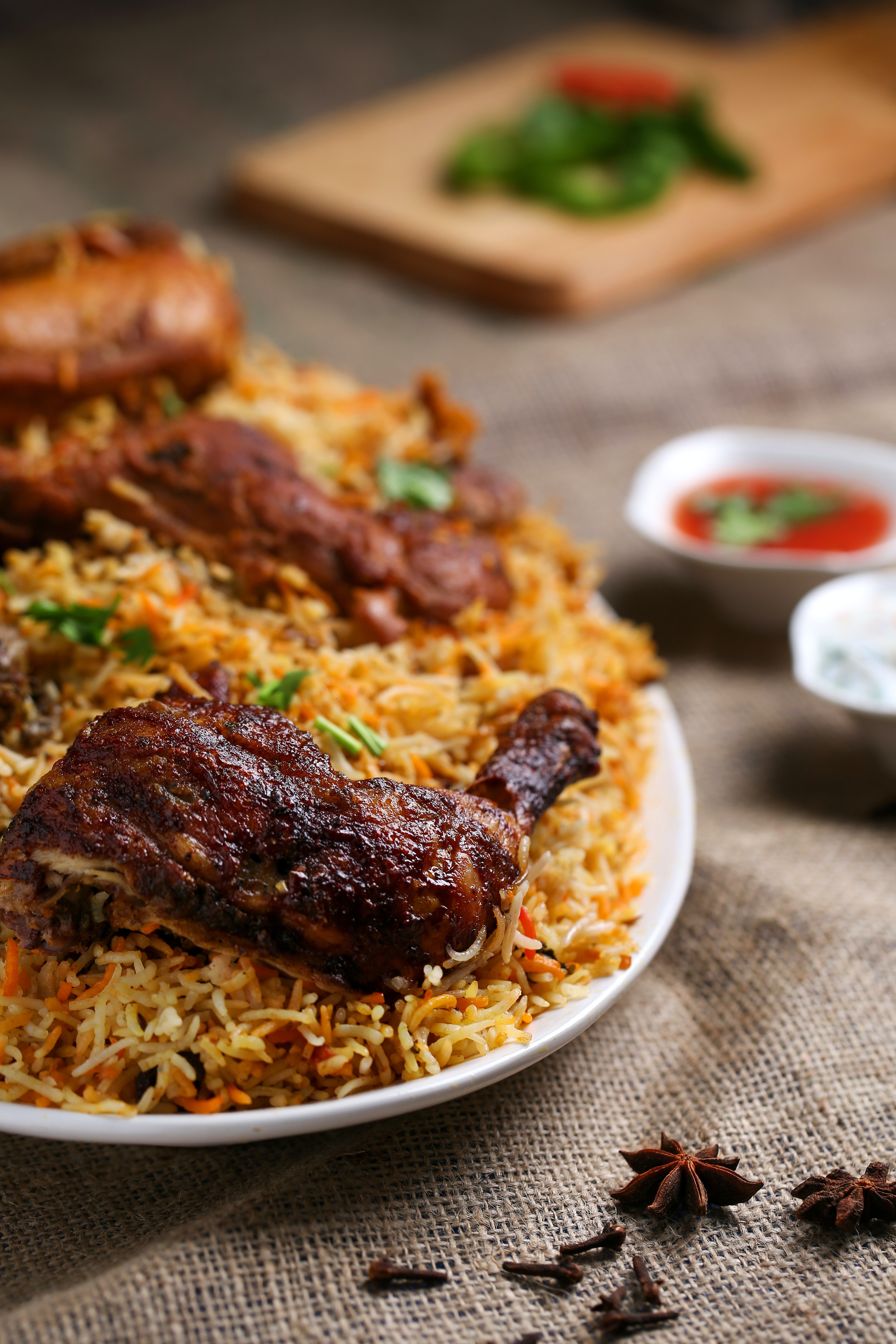  fried rice and chicken image
